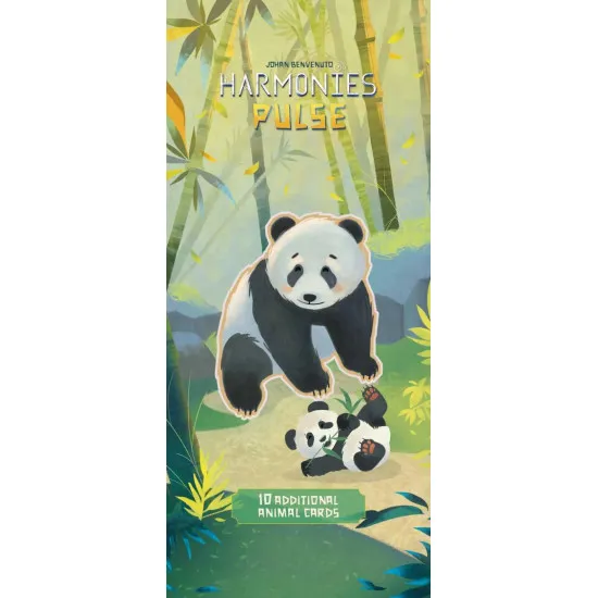 Harmonies Pulse board game expansion featuring new animal cards and strategic three-colour pattern gameplay