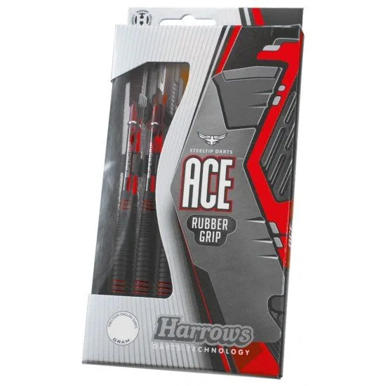 Harrows Ace Rubber Grip Brass Darts (26g) Harrows Ace Rubber Grip Brass Darts (26g)