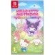 The box art for the game Hello Kitty and Friends: Freeze Tag Party on Nintendo Switch, showing Hello Kitty and other Sanrio characters in a dynamic tag game.