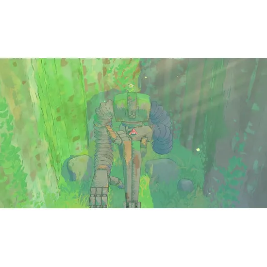 A PlayStation 5 game case showing a courageous little fairy floating above a glowing, mossy forest clearing filled with cute magical bugs