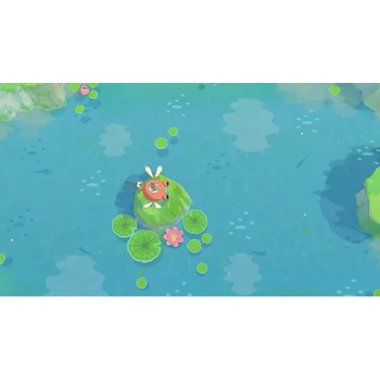 A PlayStation 5 game case showing a courageous little fairy floating above a glowing, mossy forest clearing filled with cute magical bugs