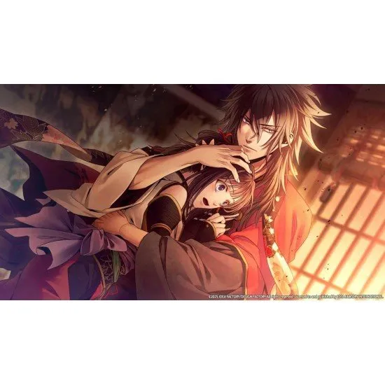 Homura The Crimson Warriors Nintendo Switch box art featuring Mutsumi Mochizuki and the Crimson Warriors