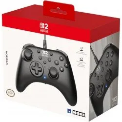HORI HORIPAD Turbo (Black) Wired Controller for Nintendo Switch 2