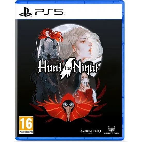 A PlayStation 5 game case showing the protagonist Vesper clutching a glowing weapon surrounded by nightmarish gothic monsters