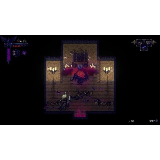 A PlayStation 5 game case showing the protagonist Vesper clutching a glowing weapon surrounded by nightmarish gothic monsters