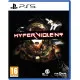 PlayStation 5 game case for Hyper Violent showing a pixelated space marine facing mutated mining horrors