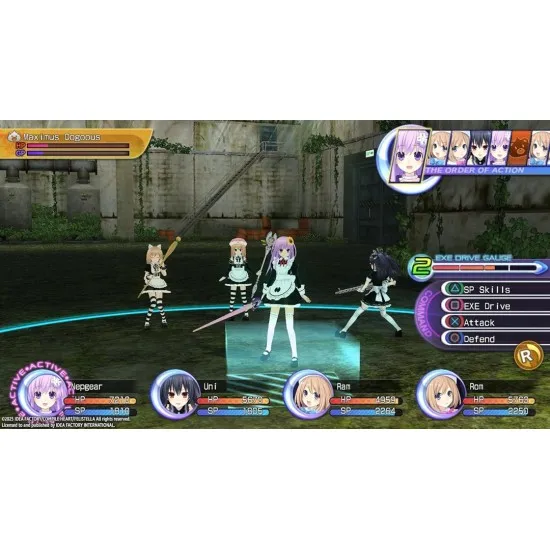 Hyperdimension Neptunia ReBirth2 Sisters Generation PS4 The box art for Hyperdimension Neptunia Re;Birth2: Sisters Generation on PS4, showing several female anime characters with weapons, ready for battle.