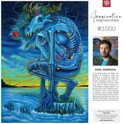Imagination Jigsaw Puzzle Kamil Jakobczak Bialy Wilk (1000 pieces)
