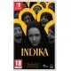 Indika Nintendo Switch box art showing the nun Indika and the devil in a surreal Russian landscape