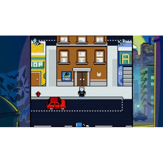 Inspector Waffles: Early Days PS5 video game cover art showing the cat protagonist, Inspector Waffles, and his partner, Pancakes, in a noir-style detective scene