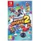 A colourful group of customisable characters engaging in various sports activities within a sunny park hub