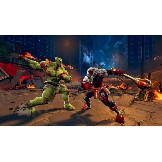 Invincible VS Xbox Series X box art showing Mark Grayson and Battle Beast in combat