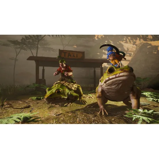 Nintendo Switch 2 game case for It Takes Two showing doll versions of Cody and May working together in a magical world