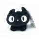 Kiki's Delivery Service Jiji Plush Sun Arrow Studio Ghibli 15cm Kiki's Delivery Service Jiji the Cat Beanie Plush Figure, showing the small, black cat sitting up