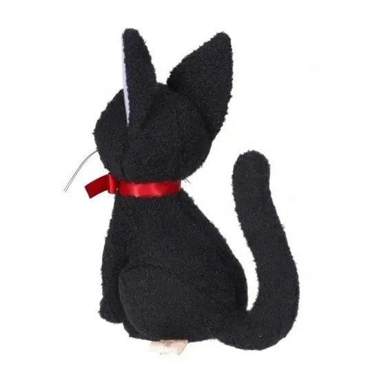 Kiki's Delivery Service Jiji Trinket Plush Soft Toy, showing the small black cat character Jiji