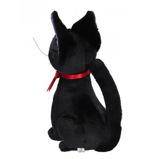 Kiki's Delivery Service Jiji Plush Semic Studio Ghibli 32cm Kiki's Delivery Service Jiji Sitting Plush Figure, showing the large black cat sitting up