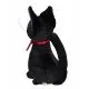 Kiki's Delivery Service Jiji Plush Semic Studio Ghibli 32cm Kiki's Delivery Service Jiji Sitting Plush Figure, showing the large black cat sitting up
