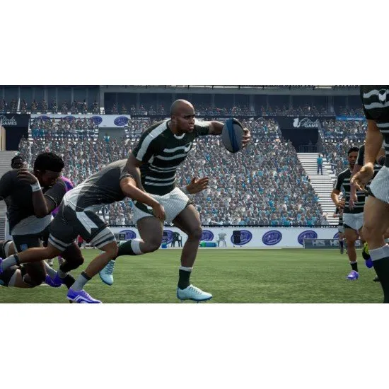 Jonah Lomu Rugby Challenge 4 Switch video game cover art showing stylized rugby players in action, referencing the legend Jonah Lomu