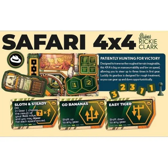 JOYRIDE: Unleashed expansion box art showing the new Safari 4x4 car and the mutant Beetle-Gator creature on the track