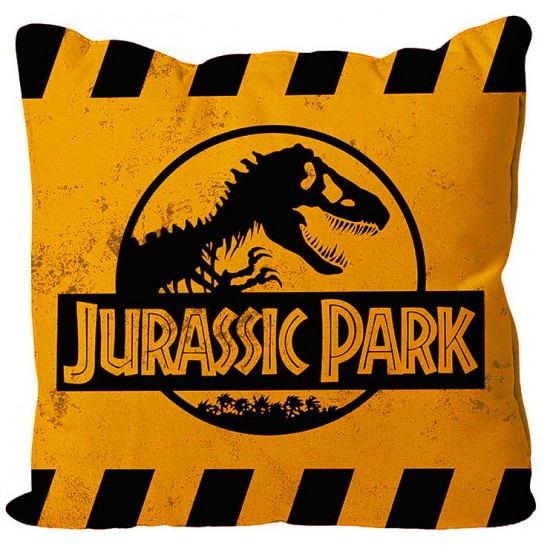 Jurassic Park Cushion - Caution