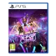 A PlayStation 5 game case depicting three stylish pop idols performing a synchronised dance routine under bright purple stadium lights