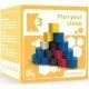 K3 game featuring colourful hexagonal wooden blocks being stacked into a mountain shape