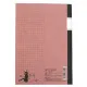 Kiki's Delivery Service retro notebook red cover showing official Studio Ghibli illustrated retro-style artwork