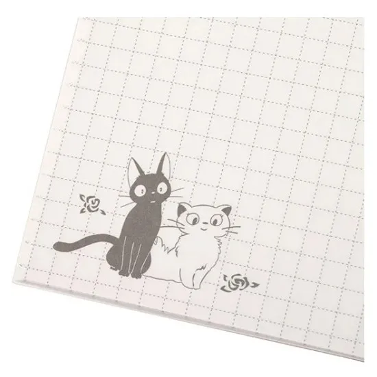 Kiki's Delivery Service retro notebook red cover showing official Studio Ghibli illustrated retro-style artwork