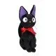 Kiki's Delivery Service Jiji Plush Semic Studio Ghibli 32cm Kiki's Delivery Service Jiji Sitting Plush Figure, showing the large black cat sitting up