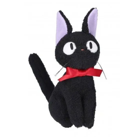 Kiki's Delivery Service Jiji Trinket Plush Soft Toy, showing the small black cat character Jiji