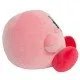 A large, mega-sized Kirby plush from the Club Mocchi Mocchi Dream Buffet collection, with a unique squishy texture.