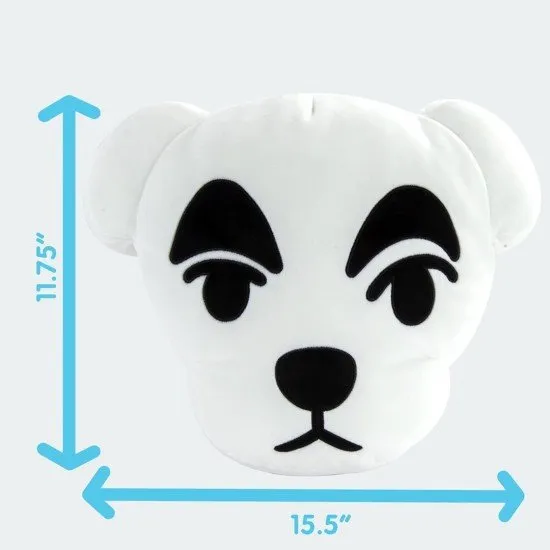 A large, 15-inch Animal Crossing KK Slider plush toy from the Club Mocchi Mocchi collection, with a unique squishy texture.