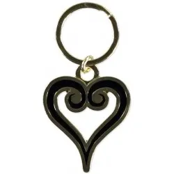 Kingdom Hearts Metal Keyring - Heart Symbol