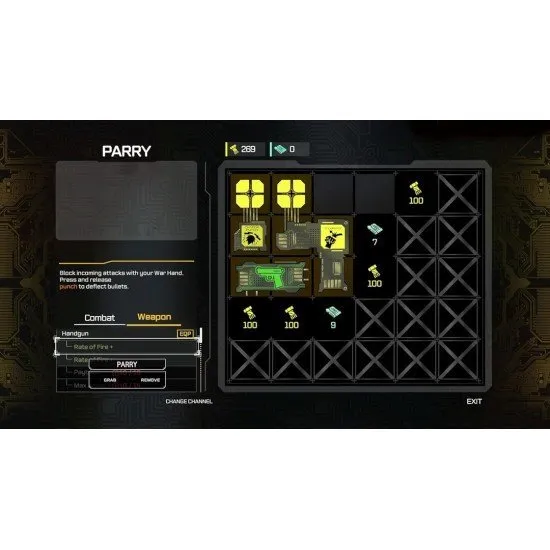 A stylish top-down view of a pixel-art city street with neon lights and a character engaging in fast-paced combat