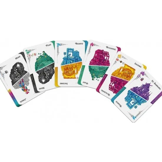 Top-down view of the Kutna Hora board game including silver mines, city tiles, and Saint Barbara's Cathedral