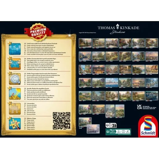 Schmidt	Jigsaw Puzzle - Thomas Kinkade: Lamplight Manor (3000pc)