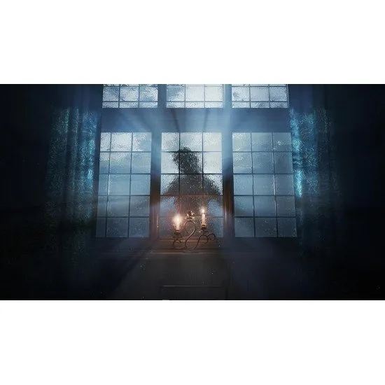 A haunting artistic render of a decaying canvas and a lighthouse in the distance, symbolising the combined stories of the Masterpiece Edition