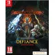 Nintendo Switch game case for Legacy of Kain Defiance Remastered Deluxe Edition displaying Kain and Raziel facing off in gothic style