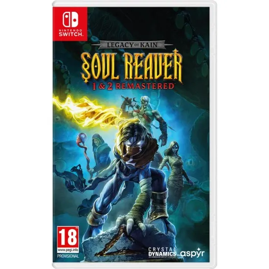 Legacy of Kain Soul Reaver 1&2 Remastered Switch Cover Art