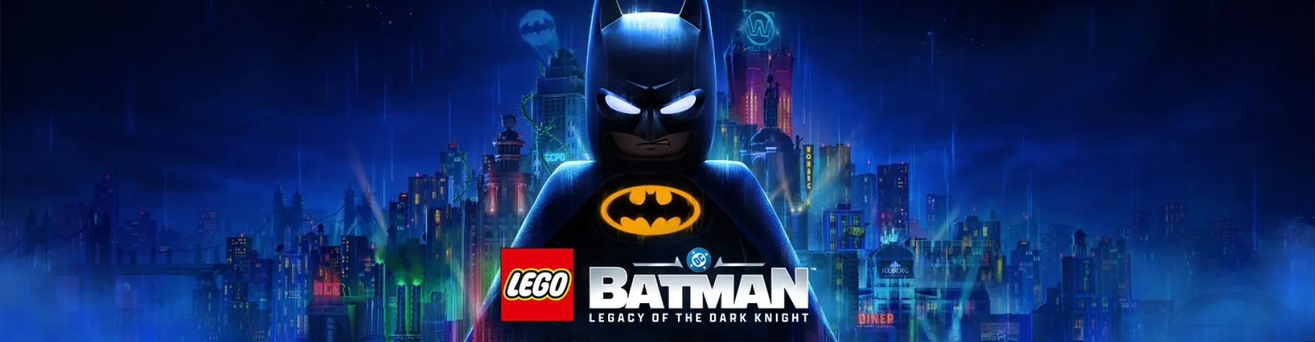 LEGO Batman Dark Knight Slideshow Banner for the Video Game Release