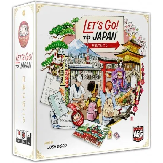Colourful activity cards featuring Japanese landmarks and food arranged in a seven-day calendar layout
