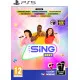 PlayStation 5 game case for Let's Sing 2027 2 Mic Bundle showing vibrant musical avatars and two USB microphones