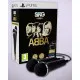 PlayStation 5 game case for Let's Sing ABBA Double Mic Bundle showing ABBA members on stage with two included USB microphones