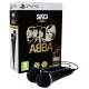 PlayStation 5 game case for Let's Sing ABBA Double Mic Bundle showing ABBA members on stage with two included USB microphones