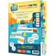 A colourful party board game box showing illustrated town squares, roads, and building tiles connecting together to form a vibrant, quirky city layout