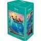 Disney The Little Mermaid 500 Piece Puzzle Thomas Kinkade The box art for The Little Mermaid 500-piece jigsaw puzzle by Thomas Kinkade, showing Ariel, Flounder, and Sebastian in the "Painter of Light" style.