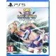 Lollipop Chainsaw RePOP PS5 box art showing cheerleader Juliet Starling posing dynamically with her chainsaw and her boyfriend's head attached to her belt