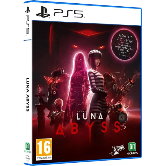 A PlayStation 5 game case depicting a prisoner in a high-tech survival suit staring up at a towering brutalist alien structure surrounded by glowing red energy projectiles