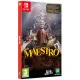 A Nintendo Switch game case depicting a conductor raising a glowing baton before a grand, illuminated concert hall packed with a full symphonic orchestra