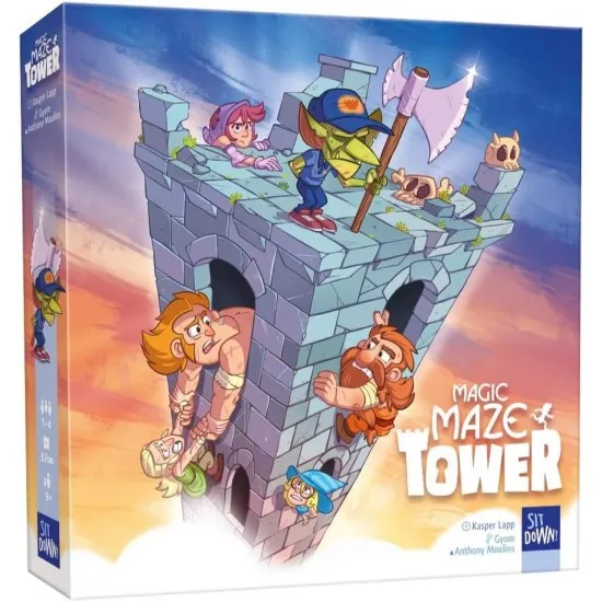 Magic Maze Tower Board Game Box Art